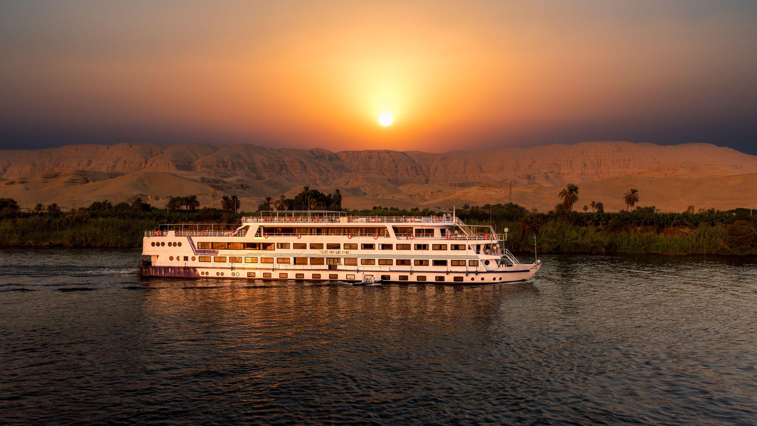 The Nile at golden hour