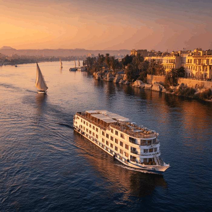 The Nile landscape near Edfu